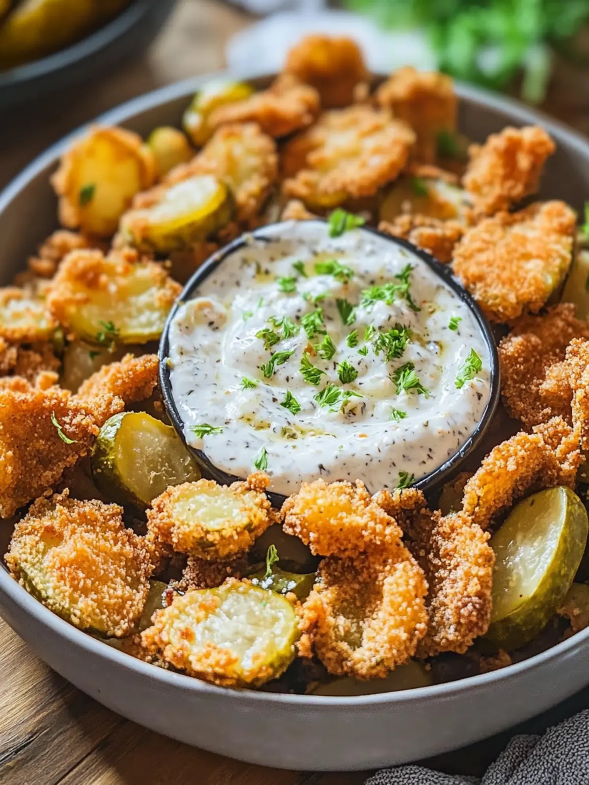 Creamy Fried Pickle and Ranch Dip: A Must-Try Party Treat 5 Fried Pickle and Ranch Dip