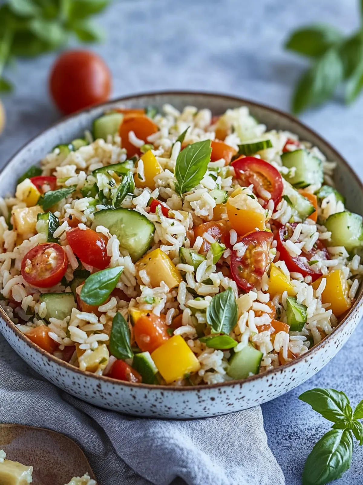 Delicious Summer Rice Salad with Fresh Veggies Made Easy 2 Summer rice salad