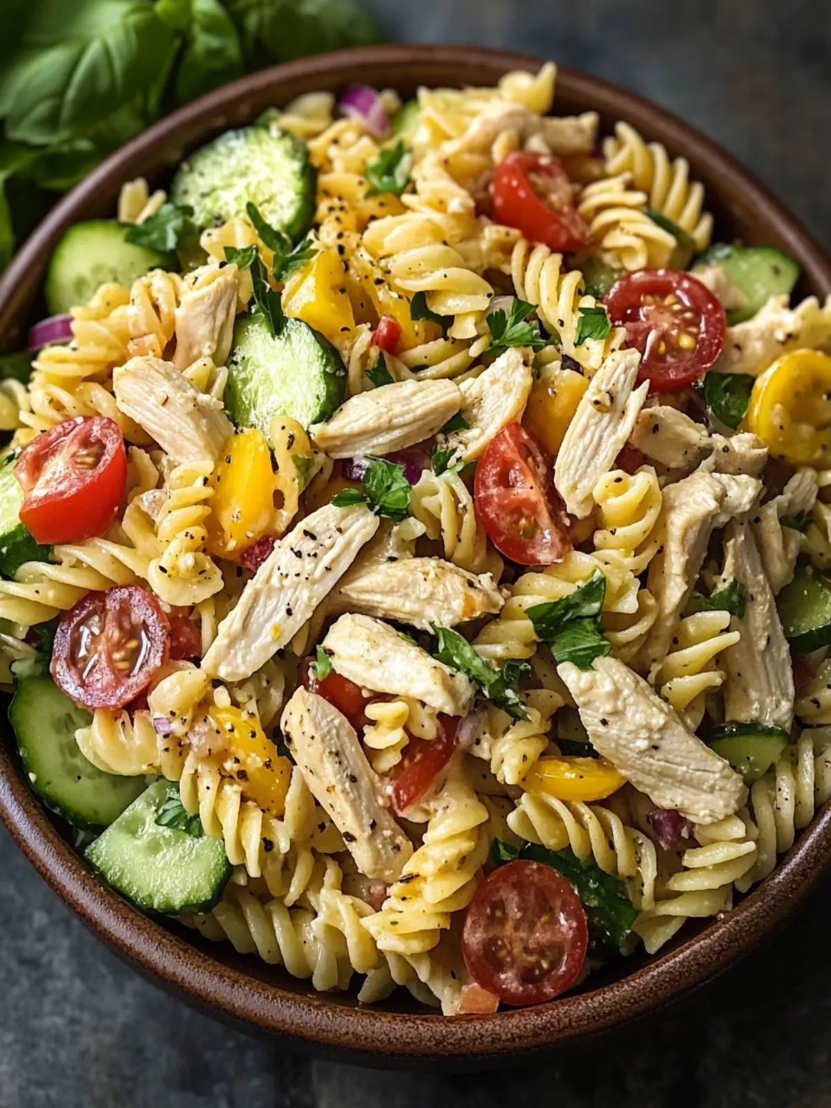 Delicious Summery Chicken Pasta Salad for Easy Summer Meals 3 Summery Chicken Pasta Salad