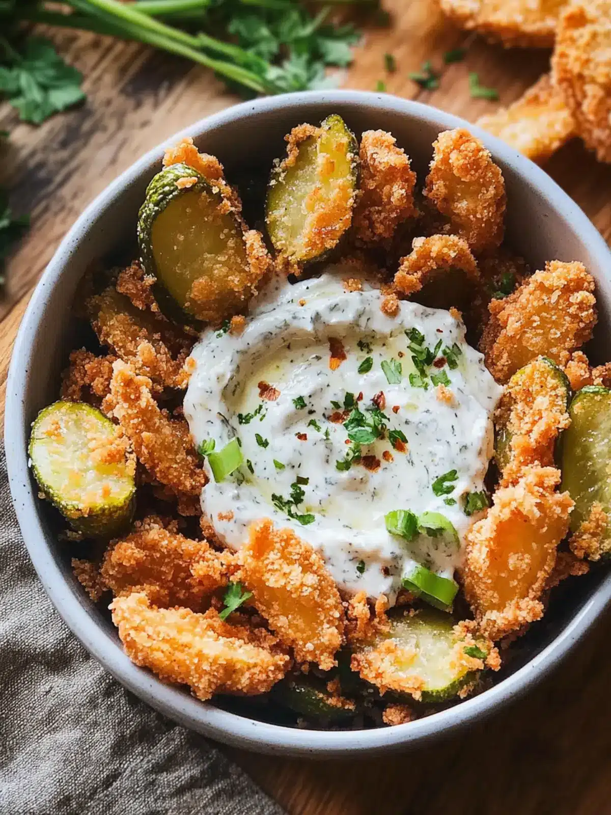Creamy Fried Pickle and Ranch Dip: A Must-Try Party Treat 4 Fried Pickle and Ranch Dip