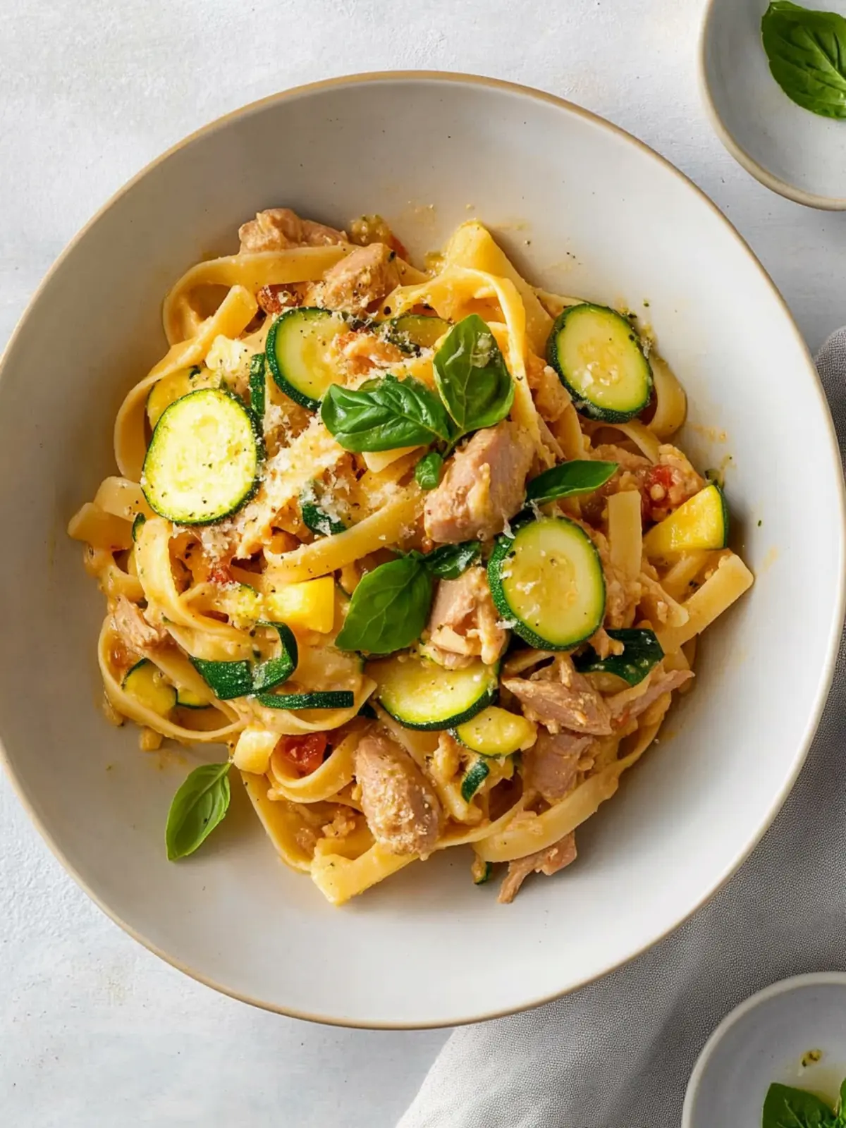 Quick Pasta with Zucchini and Tuna Ragout You'll Love in 20 Minutes 5 Pasta with zucchini and tuna ragout