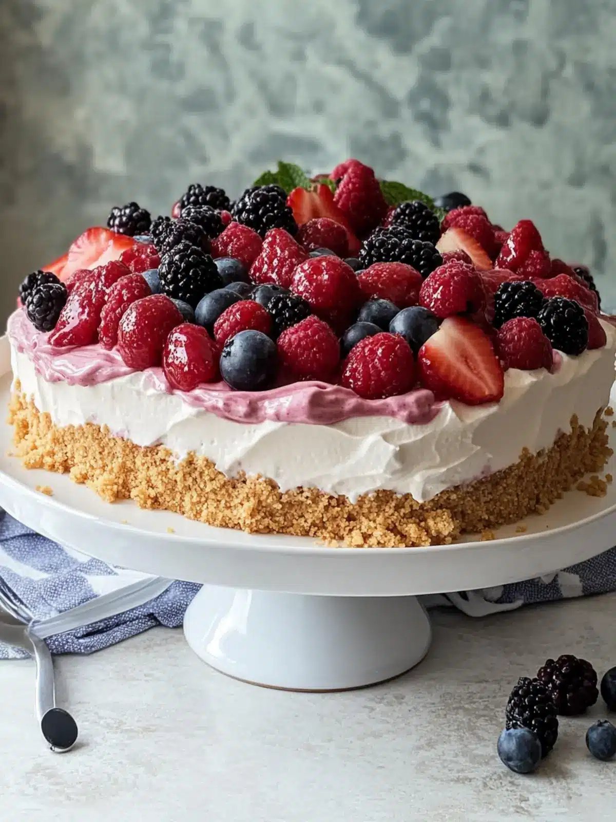 Cool Down with Summer Berry Dirt Cake: Easy No-Bake Bliss 2 Summer Berry Dirt Cake