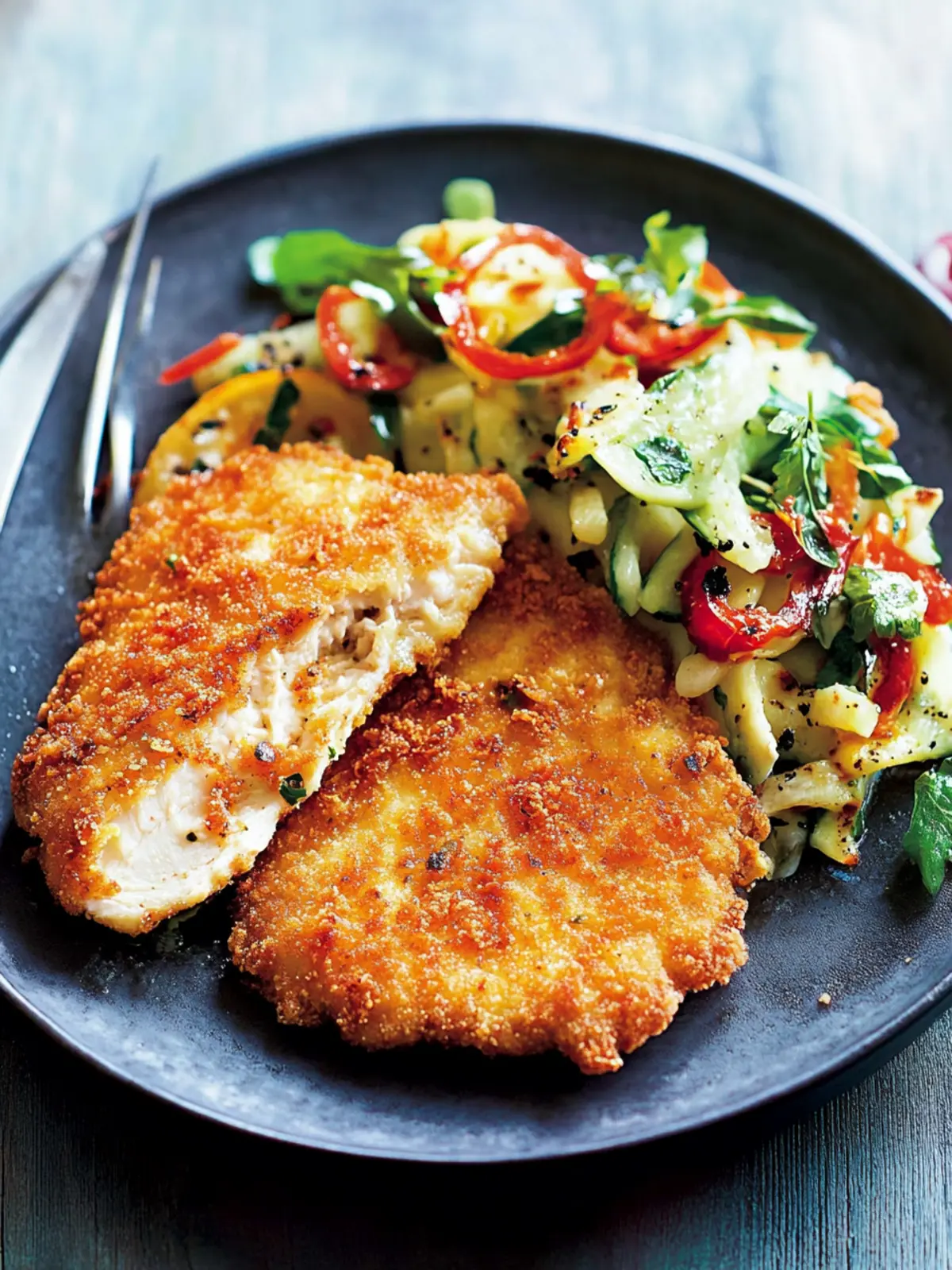 Matt Preston's Homestyle Chicken Schnitzel Perfect for Dinner 5 Matt Preston's homestyle chicken schnitzel