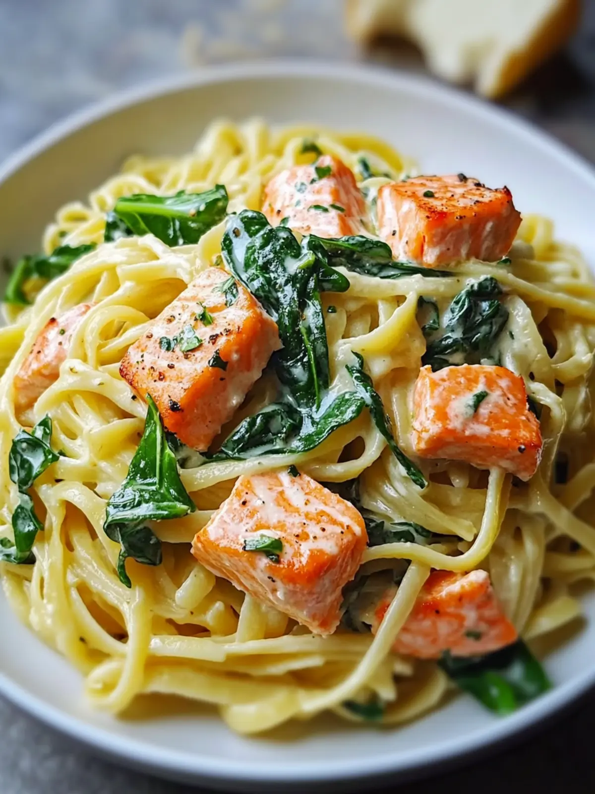 Creamy Spinach Salmon Pasta: Your New Favorite Weeknight Meal 2 Creamy Spinach Salmon Pasta