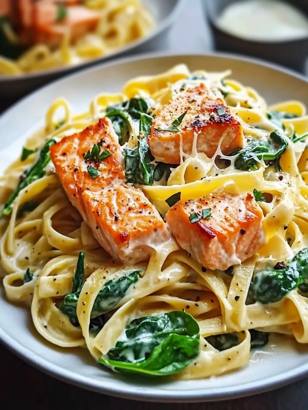 Creamy Spinach Salmon Pasta: Your New Favorite Weeknight Meal 3 Creamy Spinach Salmon Pasta