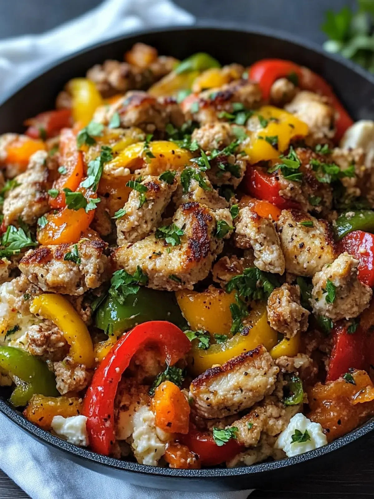 Cottage Cheese Turkey Pepper Skillet: Your Quick Comfort Meal 5 Cottage Cheese Turkey Pepper Skillet
