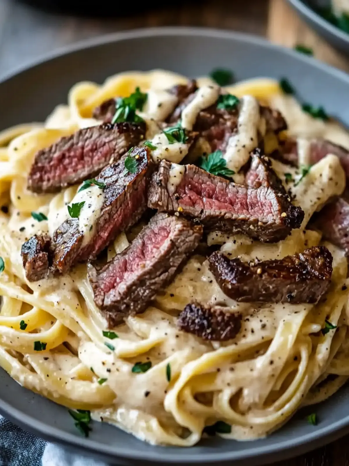 Creamy Steak Pasta: Indulge in Ultimate Comfort Tonight 2 Creamy Steak Pasta