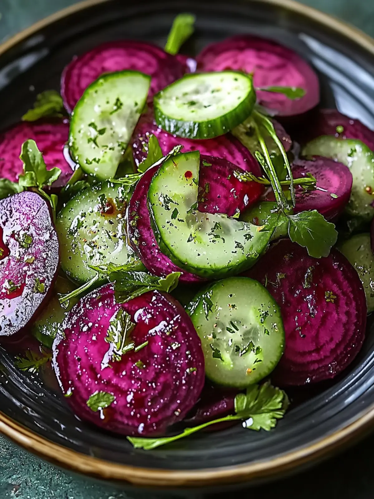 Revitalize Your Plate with Garden Fresh Cucumber and Beetroot Salad 5 Garden Fresh Cucumber and Beetroot Salad with Herbs