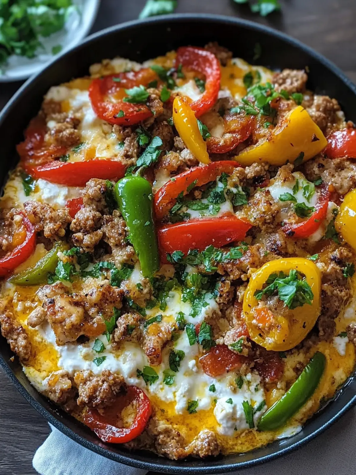 Cottage Cheese Turkey Pepper Skillet: Your Quick Comfort Meal 2 Cottage Cheese Turkey Pepper Skillet
