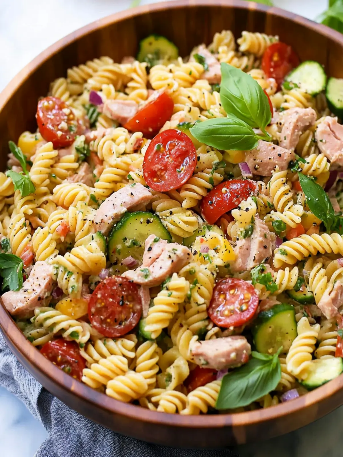 Tuna Pasta Salad: The Creamy Mediterranean Twist You’ll Love 4 Tuna Pasta Salad