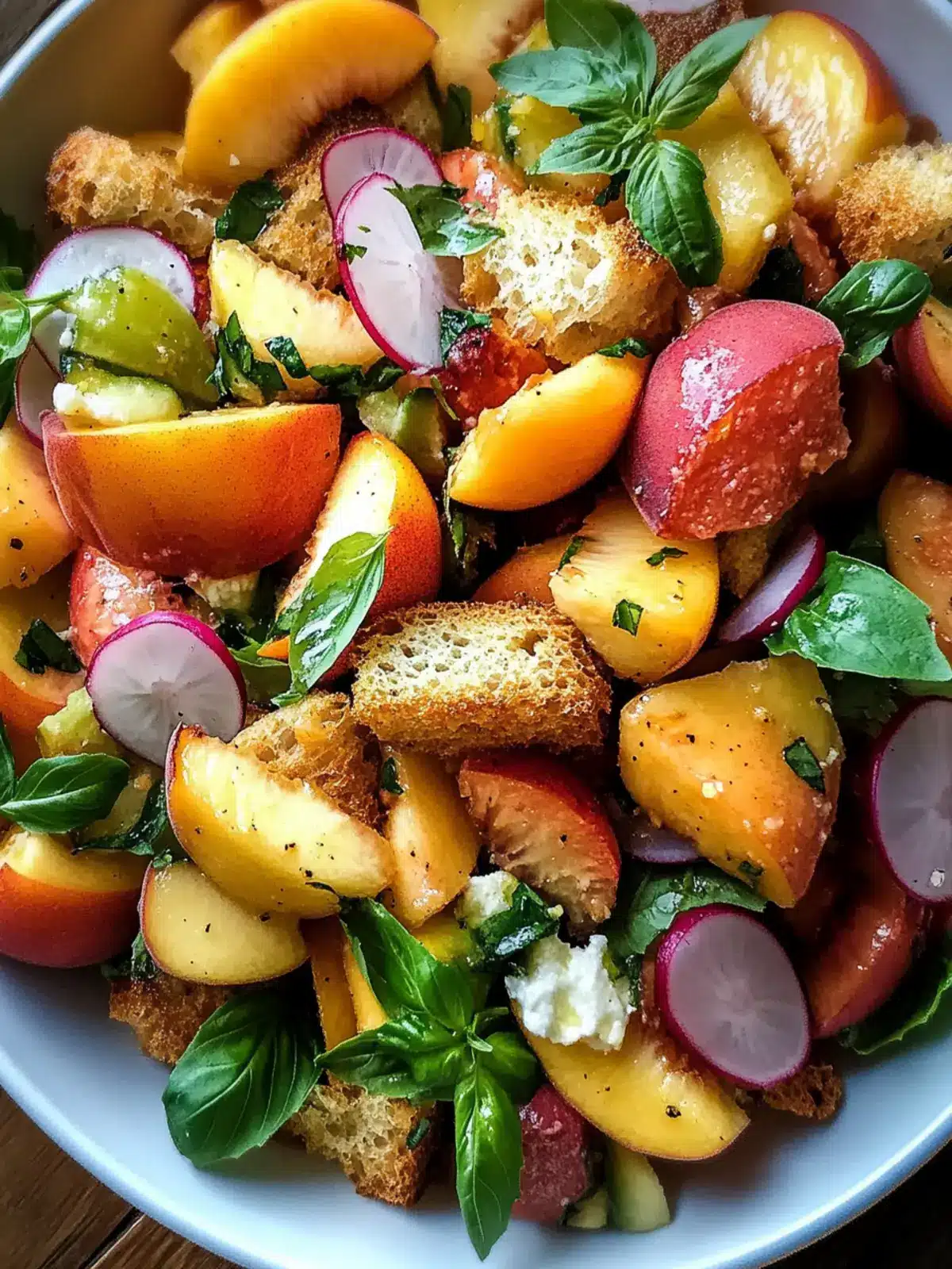 Peach Panzanella Salad Summer Freshness You’ll Crave 5 Peach Panzanella Salad Summer