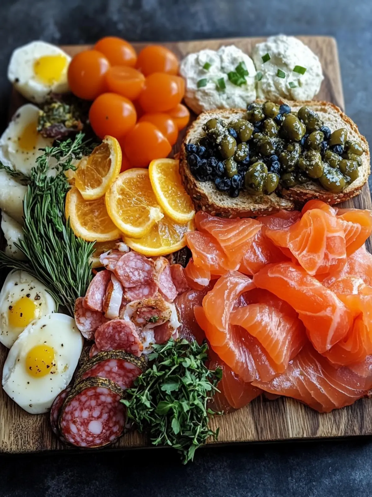 Fresh Smoked Salmon Brunch Charcuterie Board to Impress Friends 3 Fresh Smoked Salmon Brunch Charcuterie Board