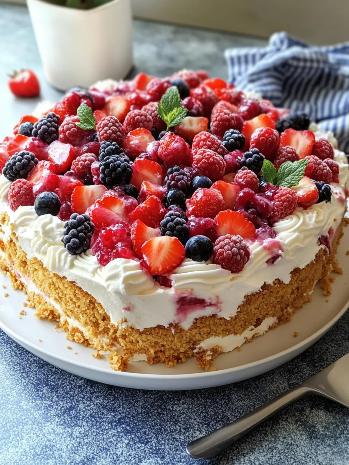 Cool Down with Summer Berry Dirt Cake: Easy No-Bake Bliss 5 Summer Berry Dirt Cake