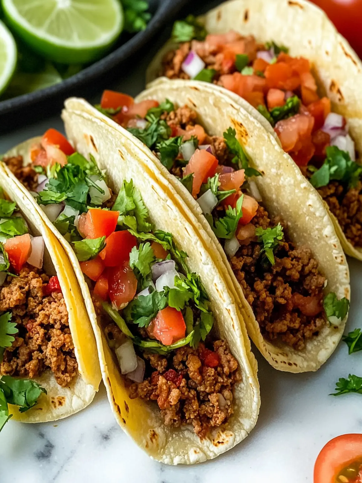 Savory Ground Beef Tacos: Quick Family Dinner Delight 2 Ground Beef Tacos