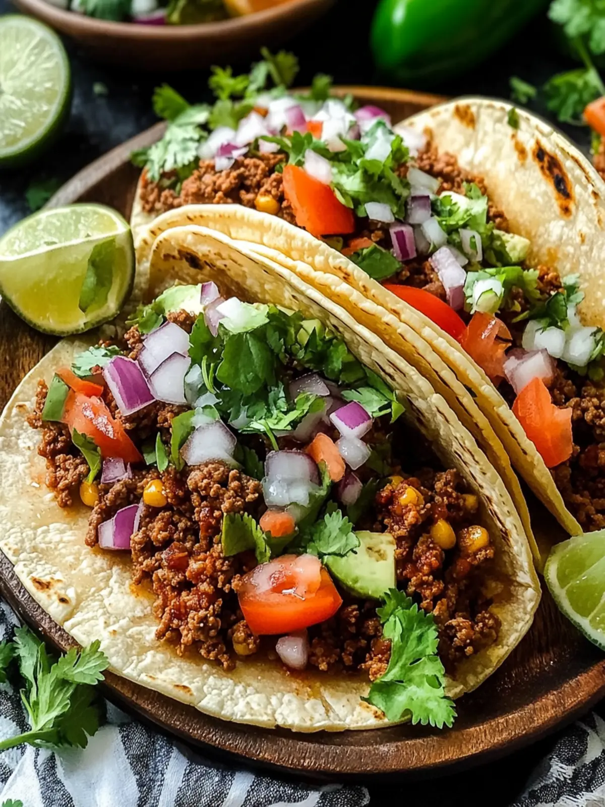 Savory Ground Beef Tacos: Quick Family Dinner Delight 4 Ground Beef Tacos