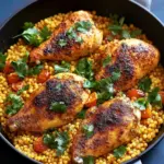 Moroccan-Spiced Skillet Chicken and Couscous for Cozy Nights 41 Moroccan-Spiced Skillet Chicken and Couscous
