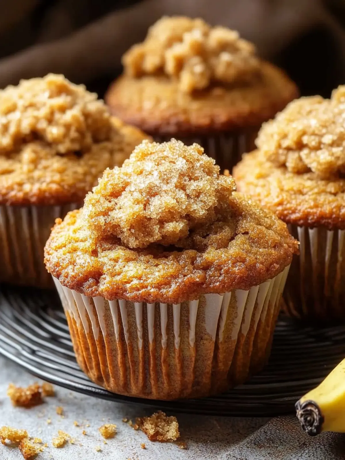 Brown Sugar Banana Muffins That Will Brighten Your Morning 2 Brown Sugar Banana Muffins