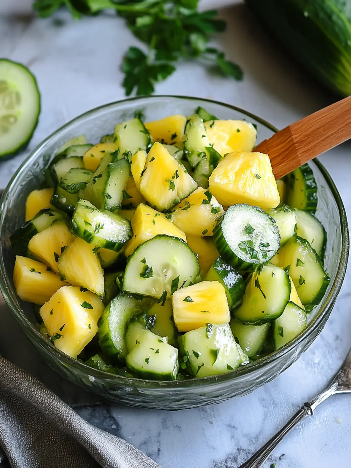 Pineapple Cucumber Salad: Refresh Your Summer with This Detox Delight 3 Pineapple Cucumber Salad