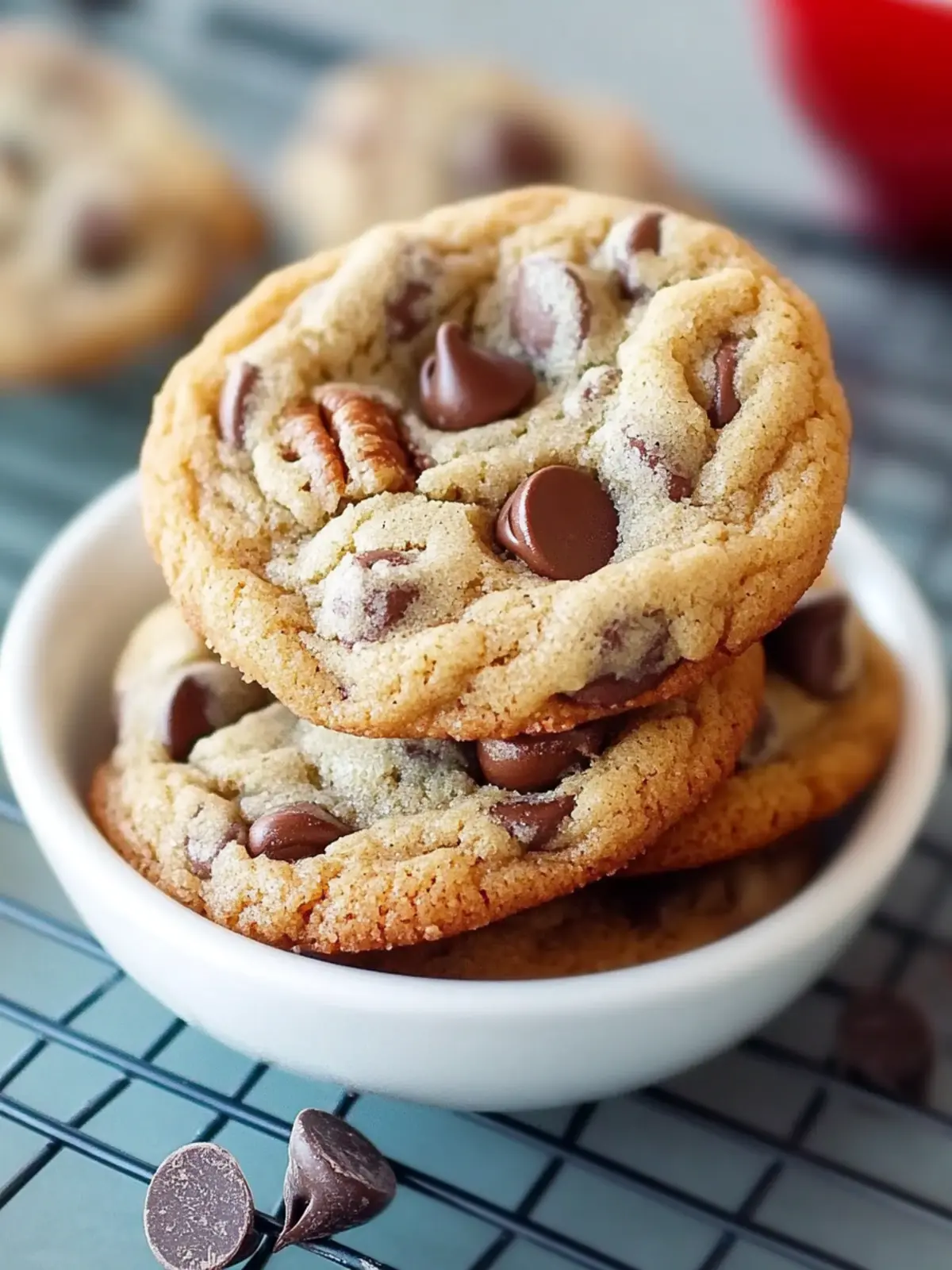 Chocolate Chip Pecan Cookies with Brown Butter Magic 5 Chocolate Chip Pecan Cookies with Brown Butter Twist