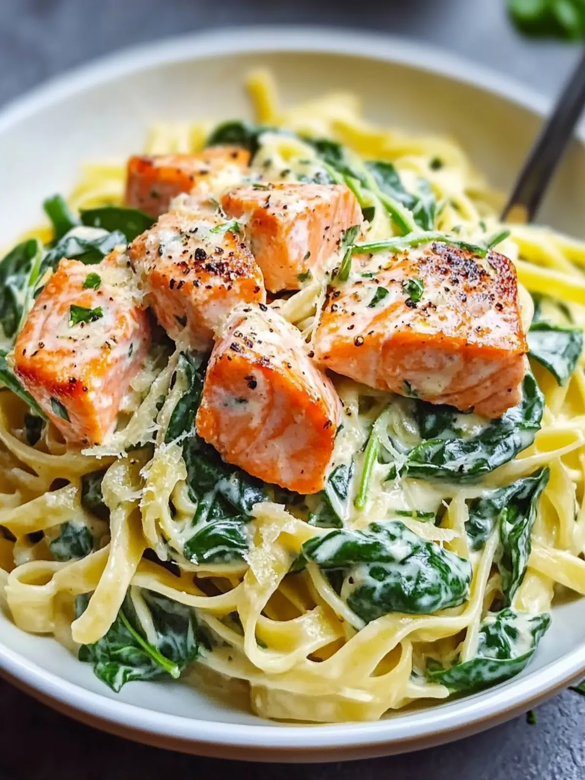 Creamy Spinach Salmon Pasta: Your New Favorite Weeknight Meal 5 Creamy Spinach Salmon Pasta