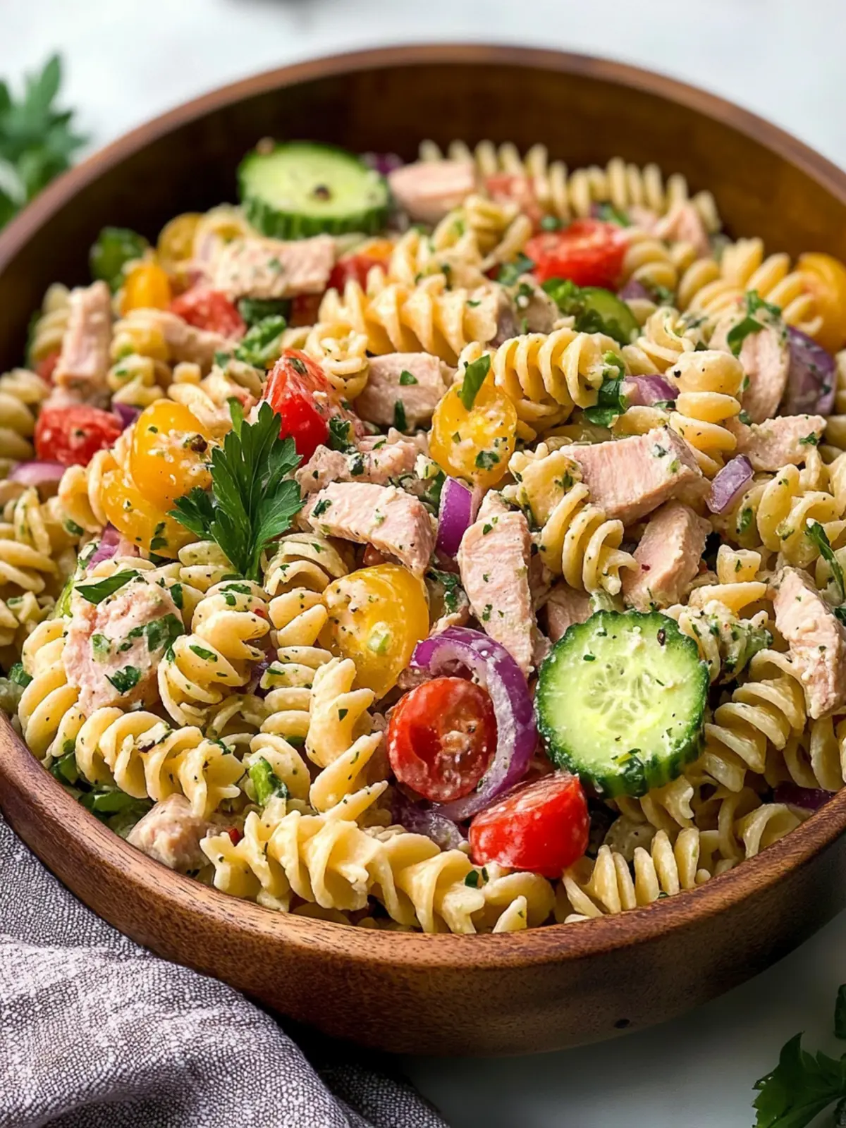 Tuna Pasta Salad: The Creamy Mediterranean Twist You’ll Love 2 Tuna Pasta Salad