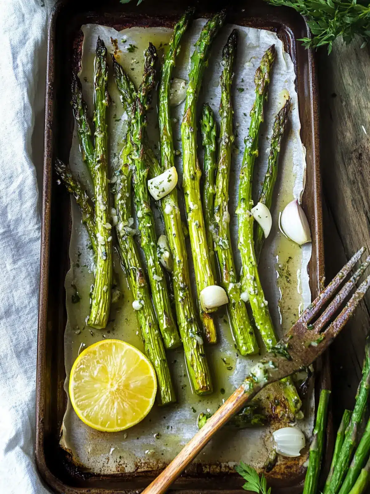 Delicious Garlic Roasted Asparagus Ready in Just 25 Minutes 4 Garlic Roasted Asparagus