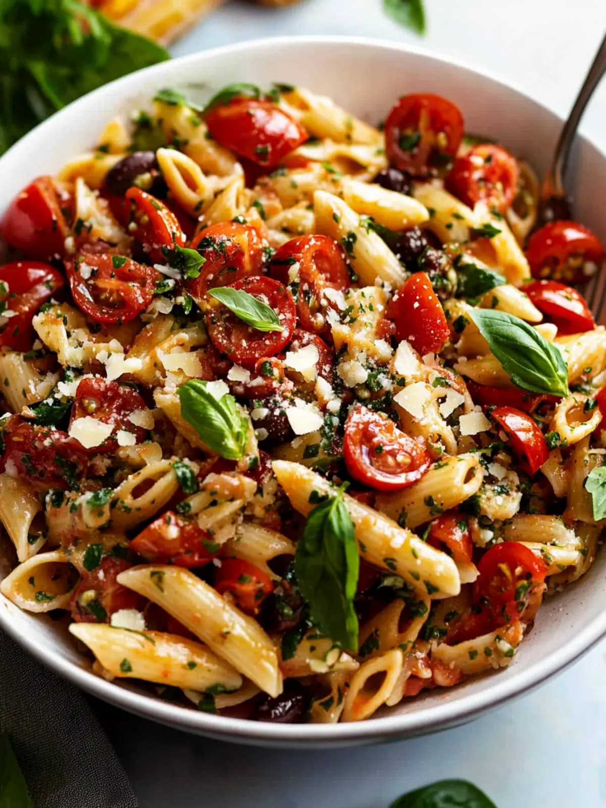 Bruschetta Summer Pasta Salad That'll Brighten Your Day 2 Bruschetta summer pasta salad