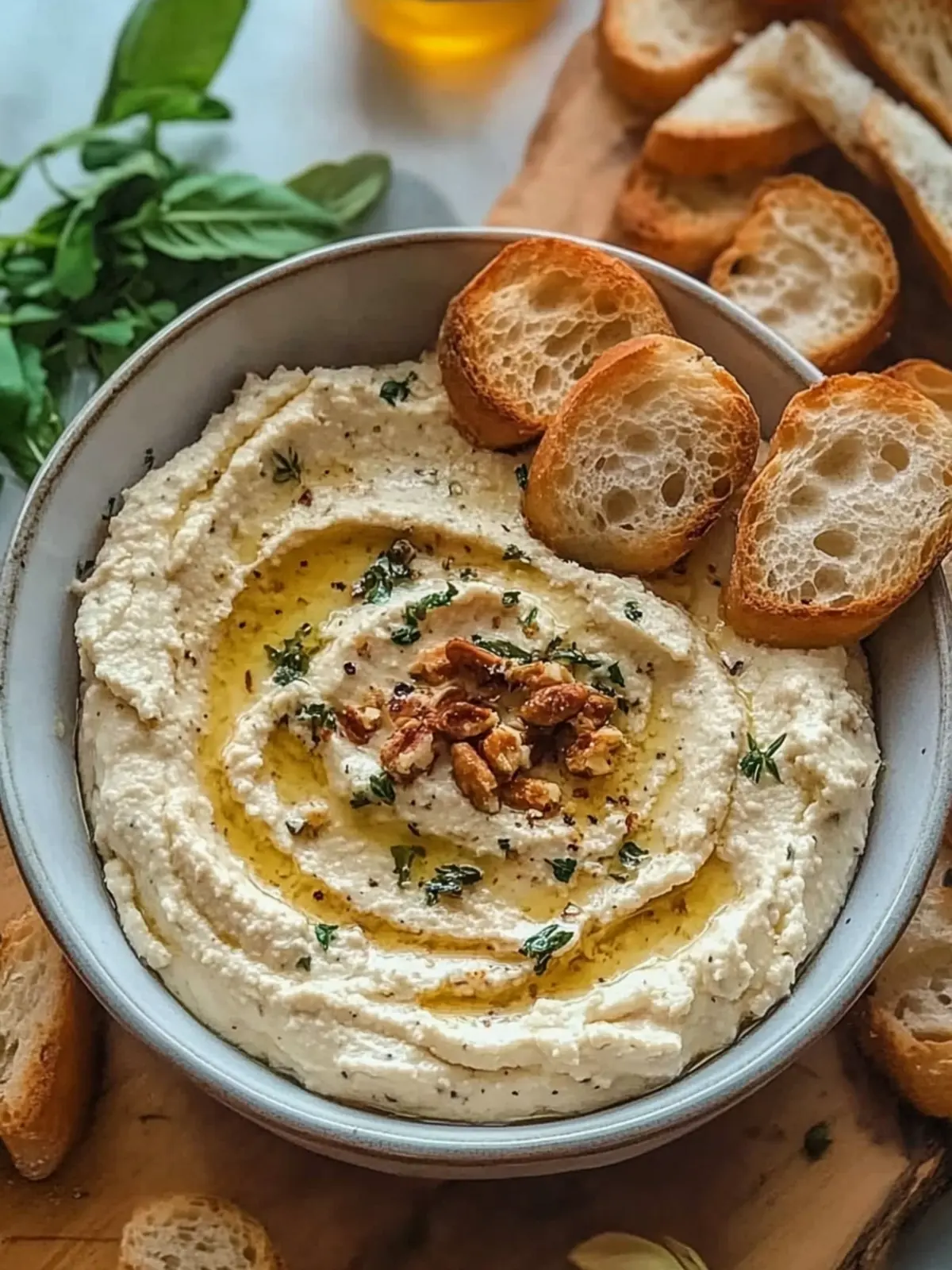 Irresistible Warm Boursin Dip with Crispy Crostini Delight 4 Warm Boursin Dip with Crostini
