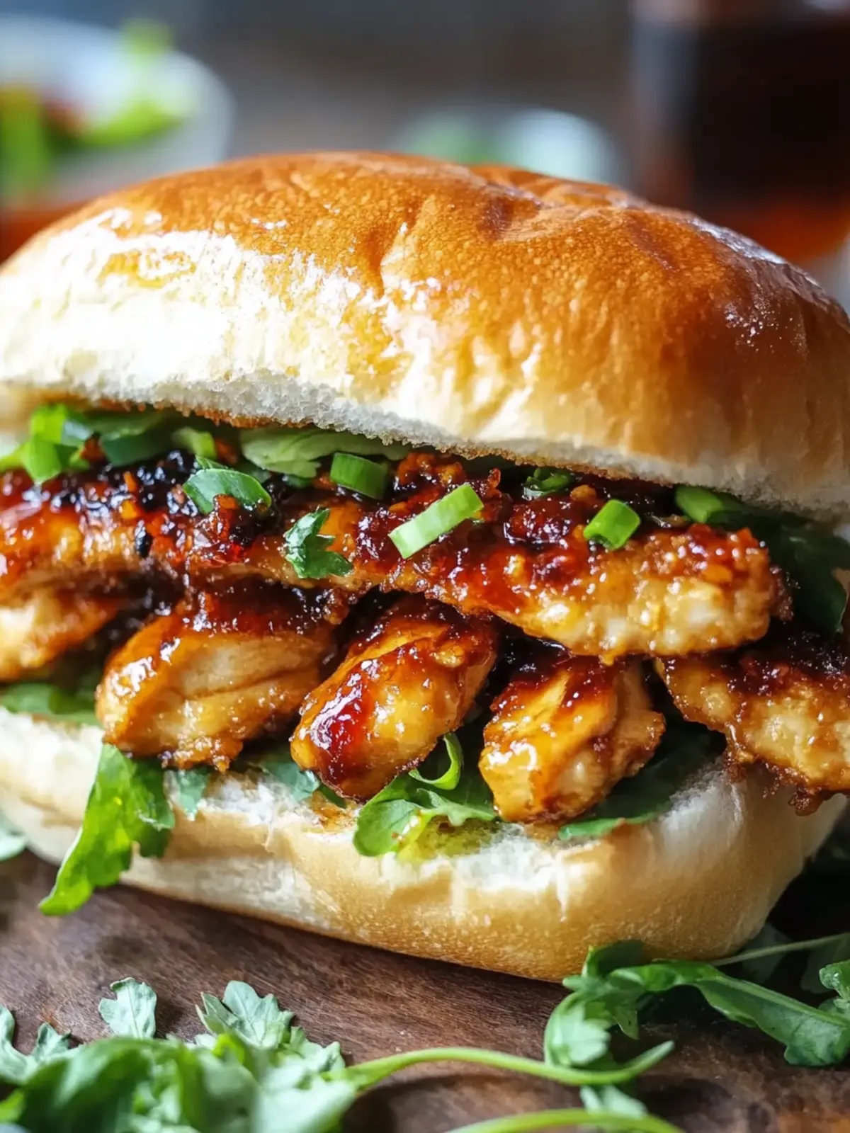 Spicy Honey Garlic Chicken Sandwich: A Sweet & Fiery Delight 2 Spicy Honey Garlic Chicken Sandwich