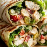 Savory Chicken Caesar Wraps with Creamy Homemade Dressing 6 Chicken Caesar Wrap
