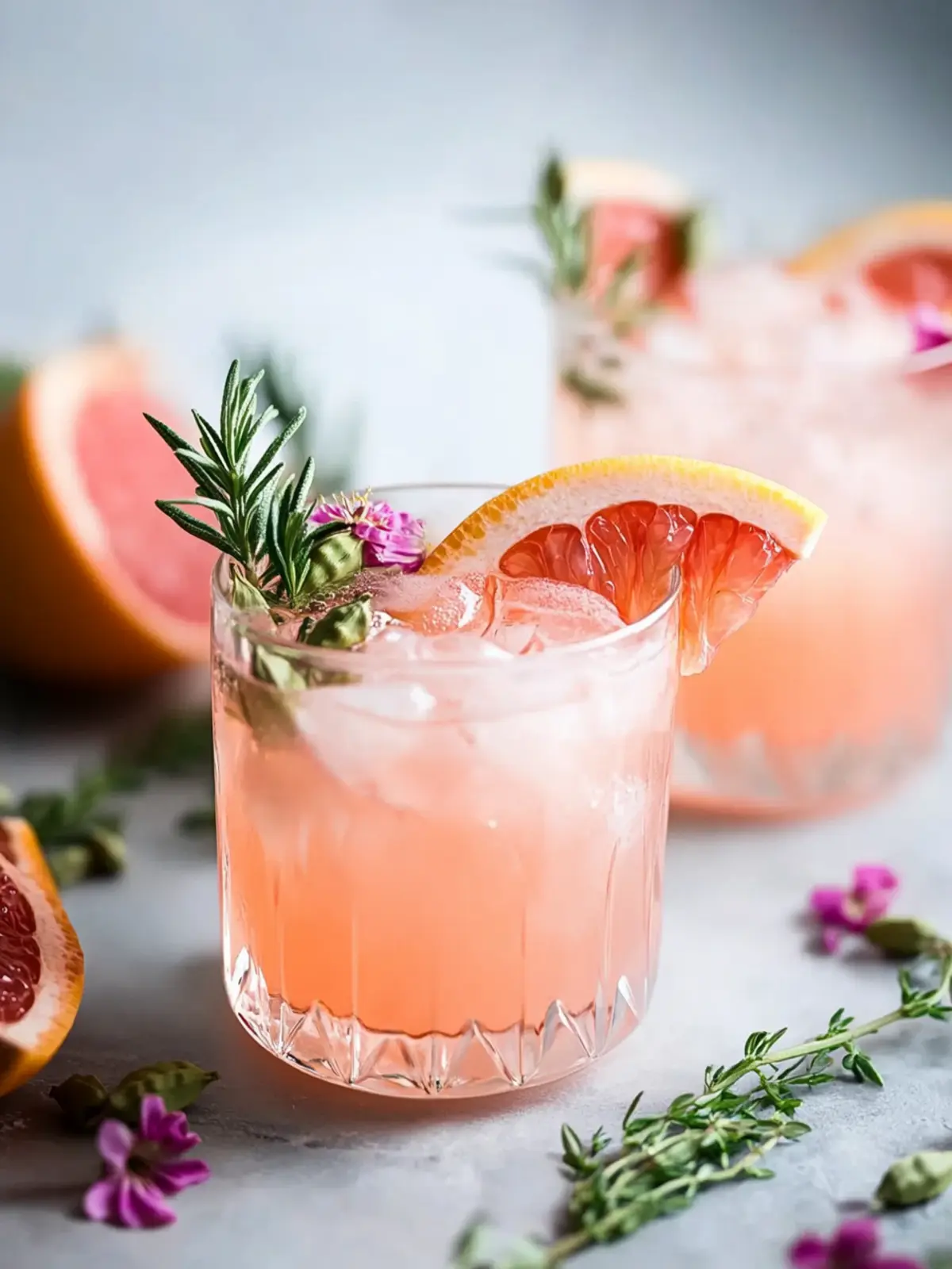 Grapefruit Cardamom Gin Fizz: A Festive Sip You’ll Love 2 Grapefruit Cardamom Gin Fizz