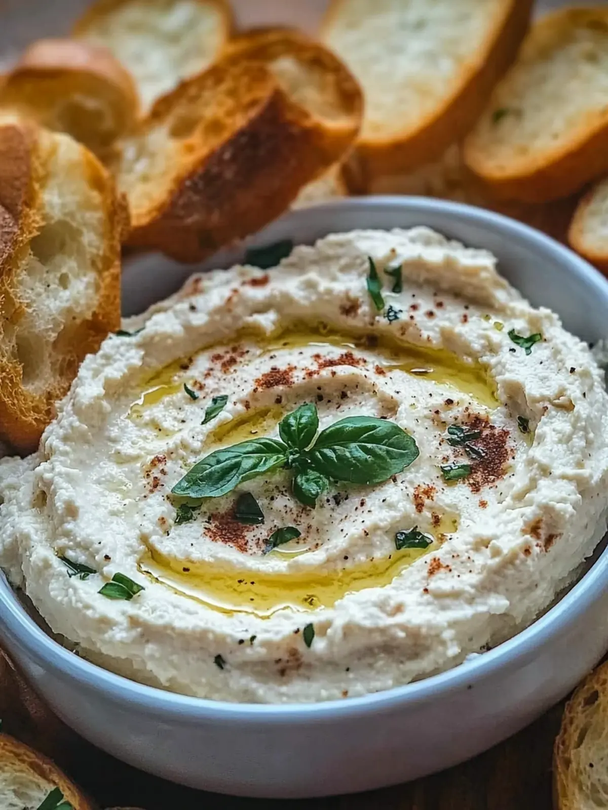 Irresistible Warm Boursin Dip with Crispy Crostini Delight 5 Warm Boursin Dip with Crostini