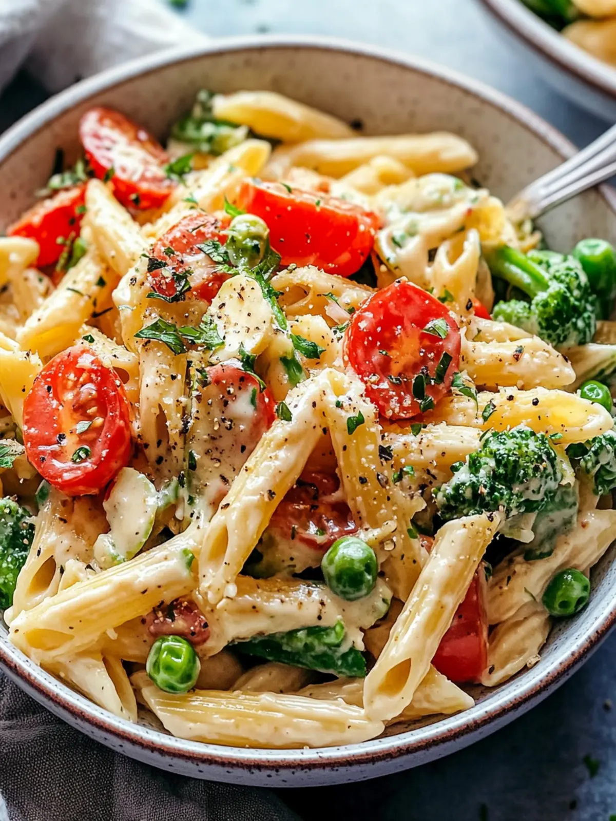 Vegan Pasta Primavera with Creamy Garlic Cashew Sauce Delights 3 Vegan Pasta Primavera with Creamy Garlic Cashew Sauce