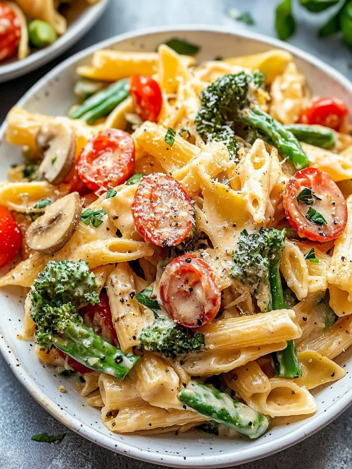 Vegan Pasta Primavera with Creamy Garlic Cashew Sauce Delights 5 Vegan Pasta Primavera with Creamy Garlic Cashew Sauce
