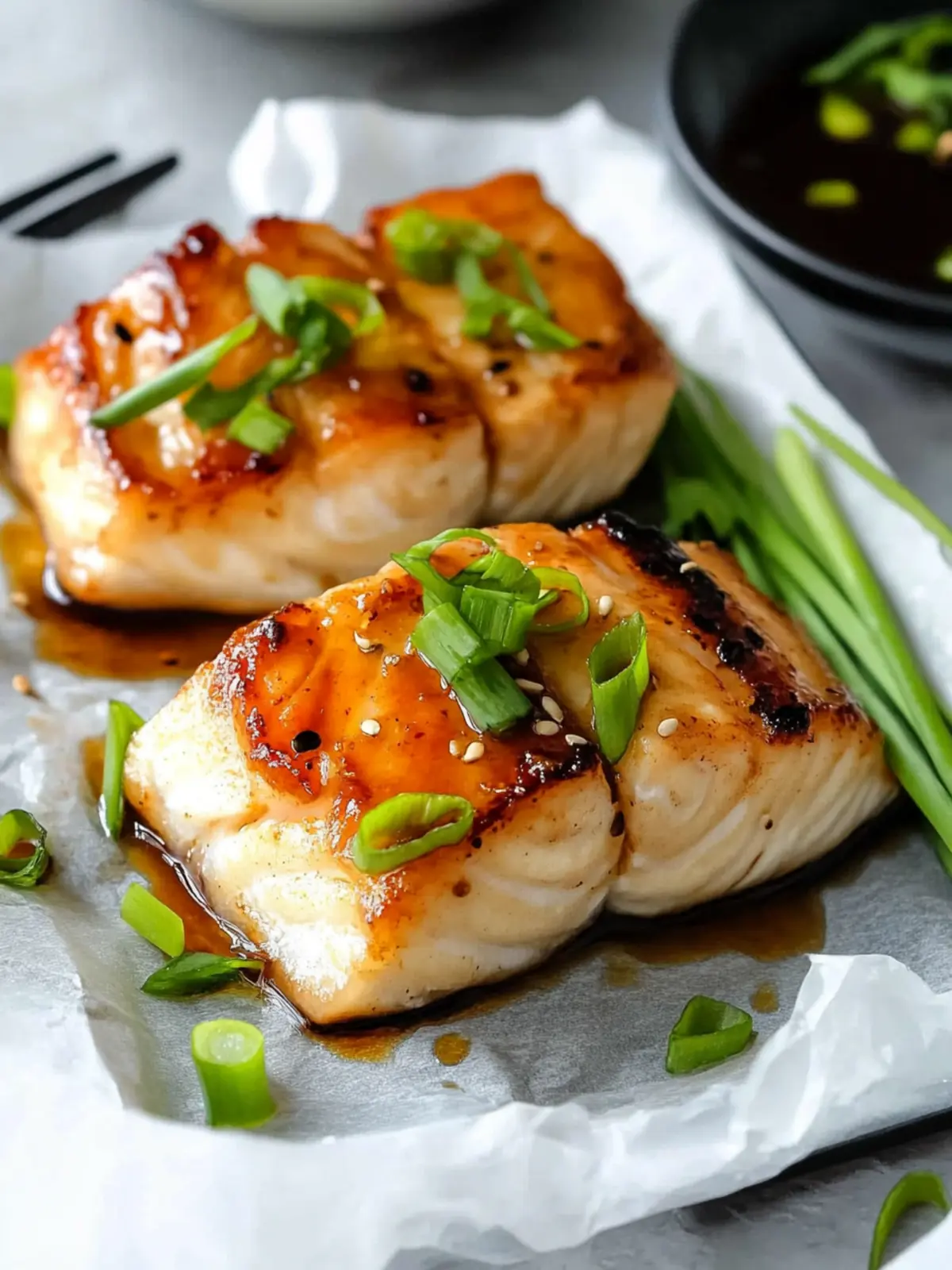 Oven Broiled Asian Chilean Sea Bass with Soy Sauce Delight 4 Oven Broiled Asian Chilean Sea Bass with Soy Sauce