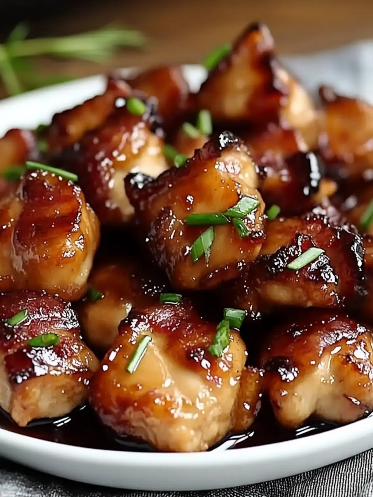 Maple Glazed Bacon Chicken Bites are a Must-Try Flavor Bomb 4 Maple Glazed Bacon Chicken Bites are a must-try dish!