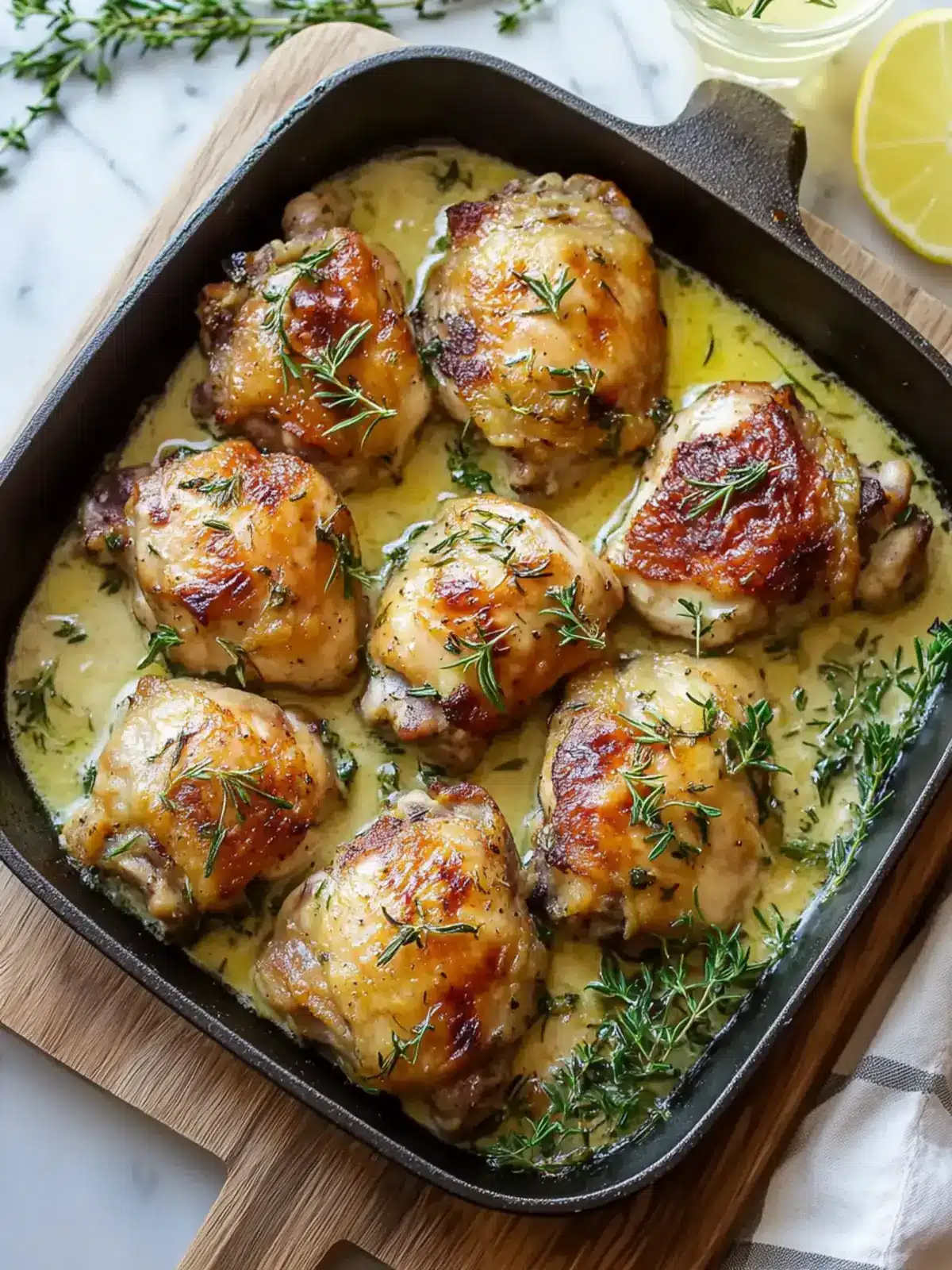 Savory White Wine Chicken Thighs for Cozy Dinner Nights 5 White Wine Chicken Thighs