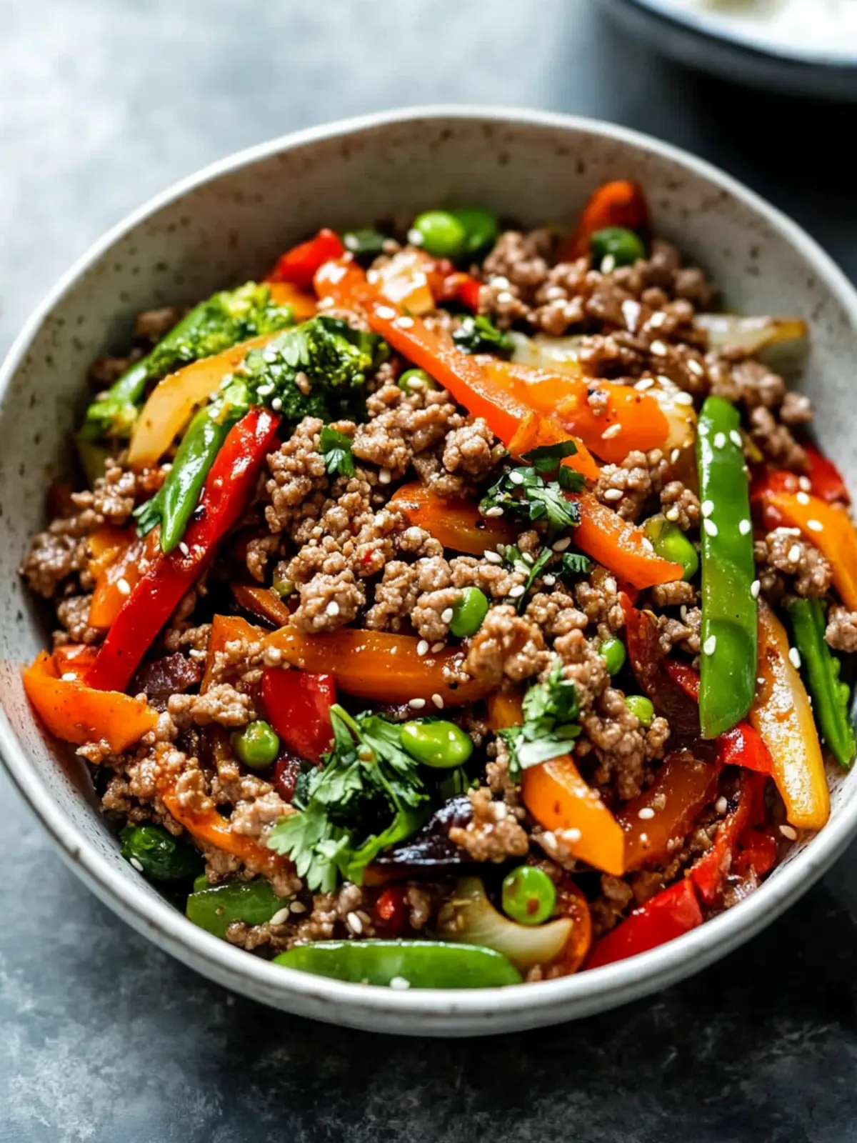 Savory Ground Beef Stir Fry {Paleo, Whole30} in 20 Minutes 3 Ground Beef Stir Fry {Paleo, Whole30}