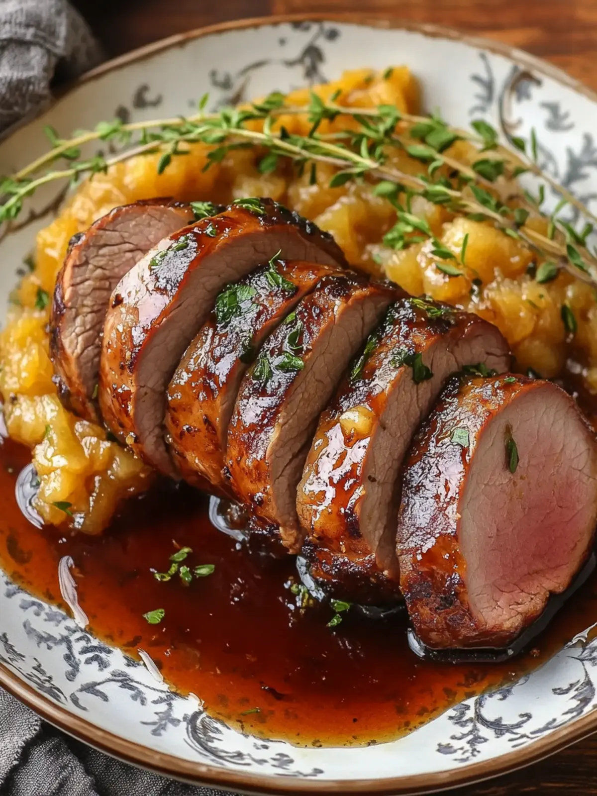 Savory Pork Tenderloin with Apple Cider Glaze for Fall Bliss 4 Pork Tenderloin with Apple Cider Glaze for Fall Bliss