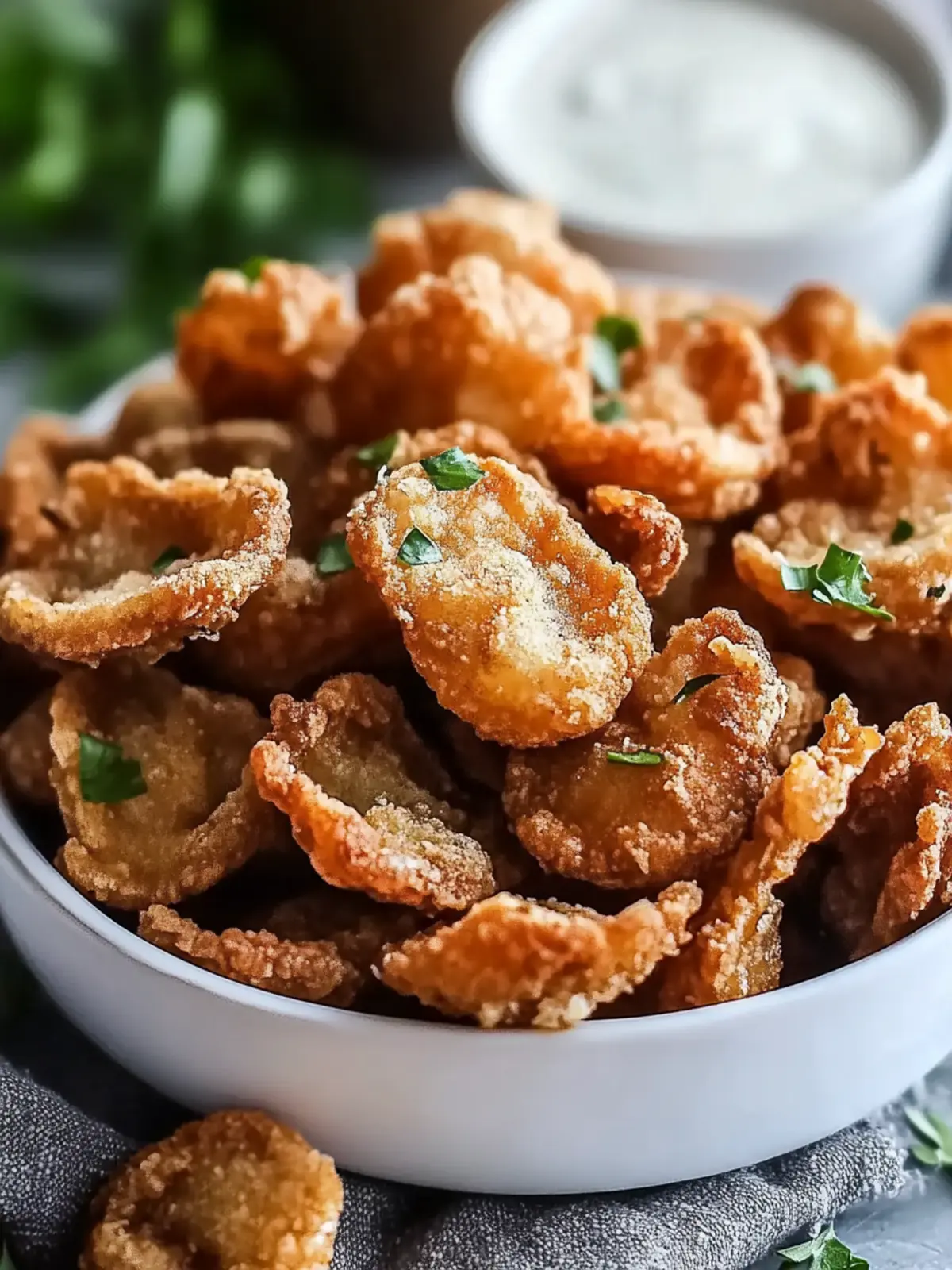 Crispy Fried Mushrooms: The Perfect Vegan Appetizer Delight 3 Crispy Fried Mushrooms