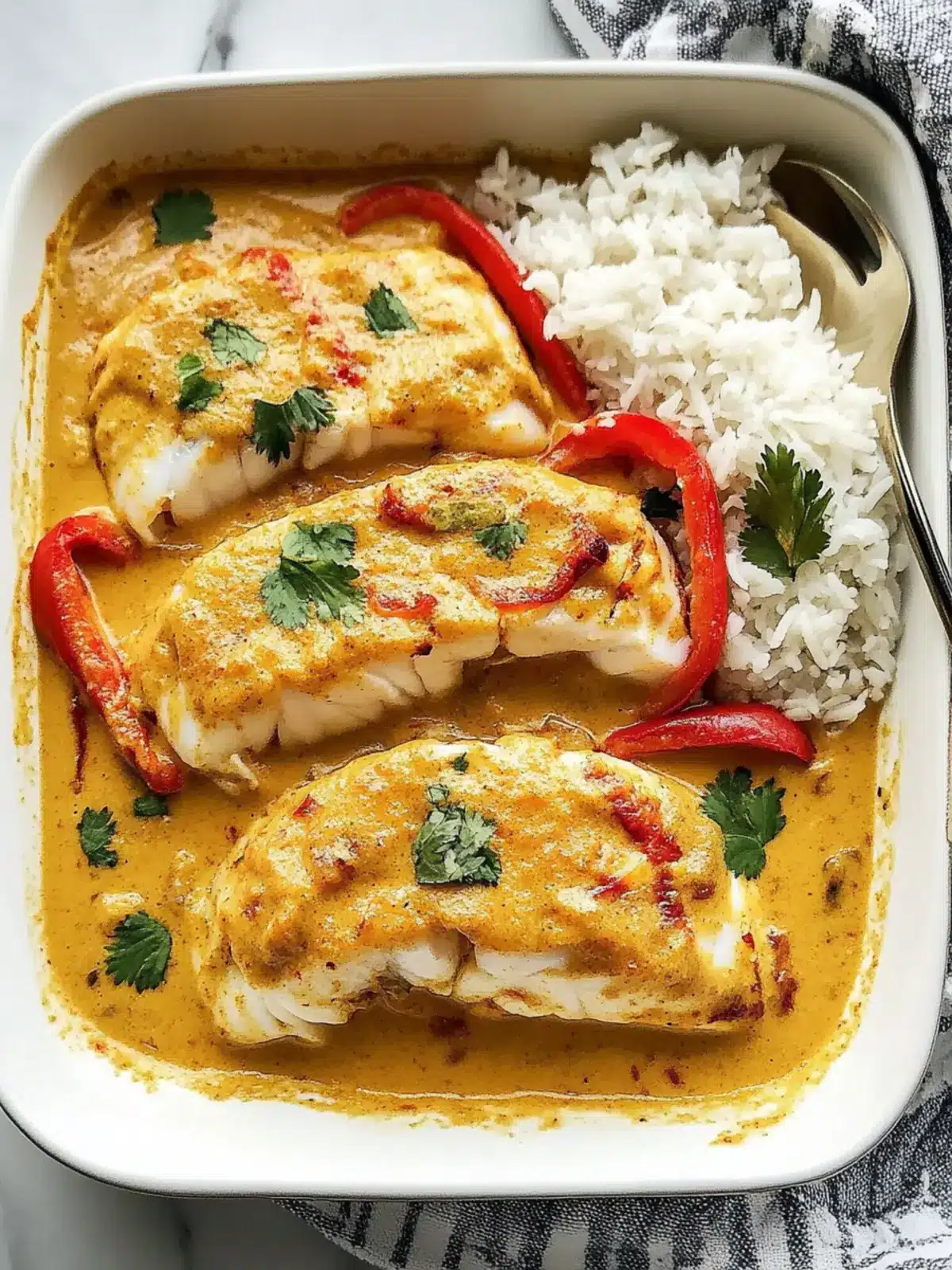 Elevate Dinner with Coconut Curry Baked Cod Delight 3 Coconut Curry Baked Cod