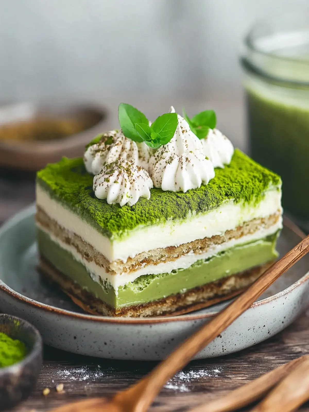 Delicious Vegan Matcha Tiramisu You’ll Crave Again and Again 3 Vegan Matcha Tiramisu