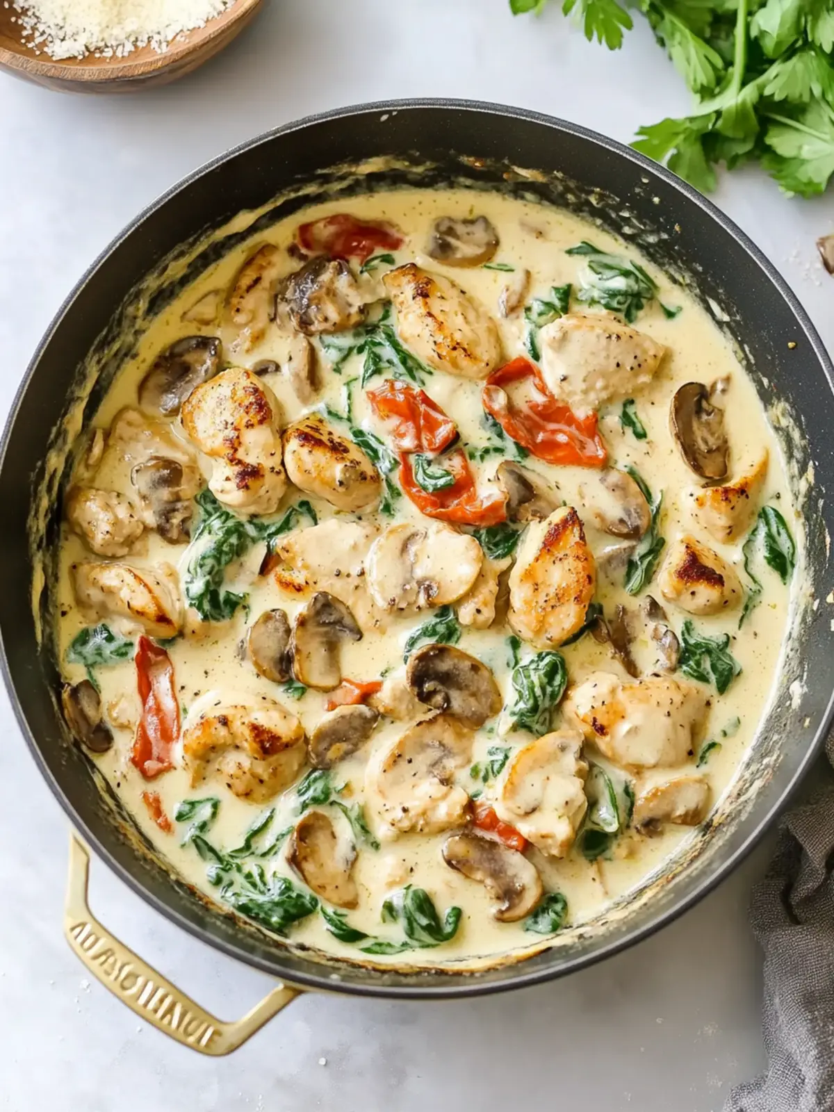 Creamy and Healthy Chicken Florentine You’ll Love (Dairy Free) 4 Creamy and Healthy Chicken Florentine (Dairy Free, Paleo, Whole30)