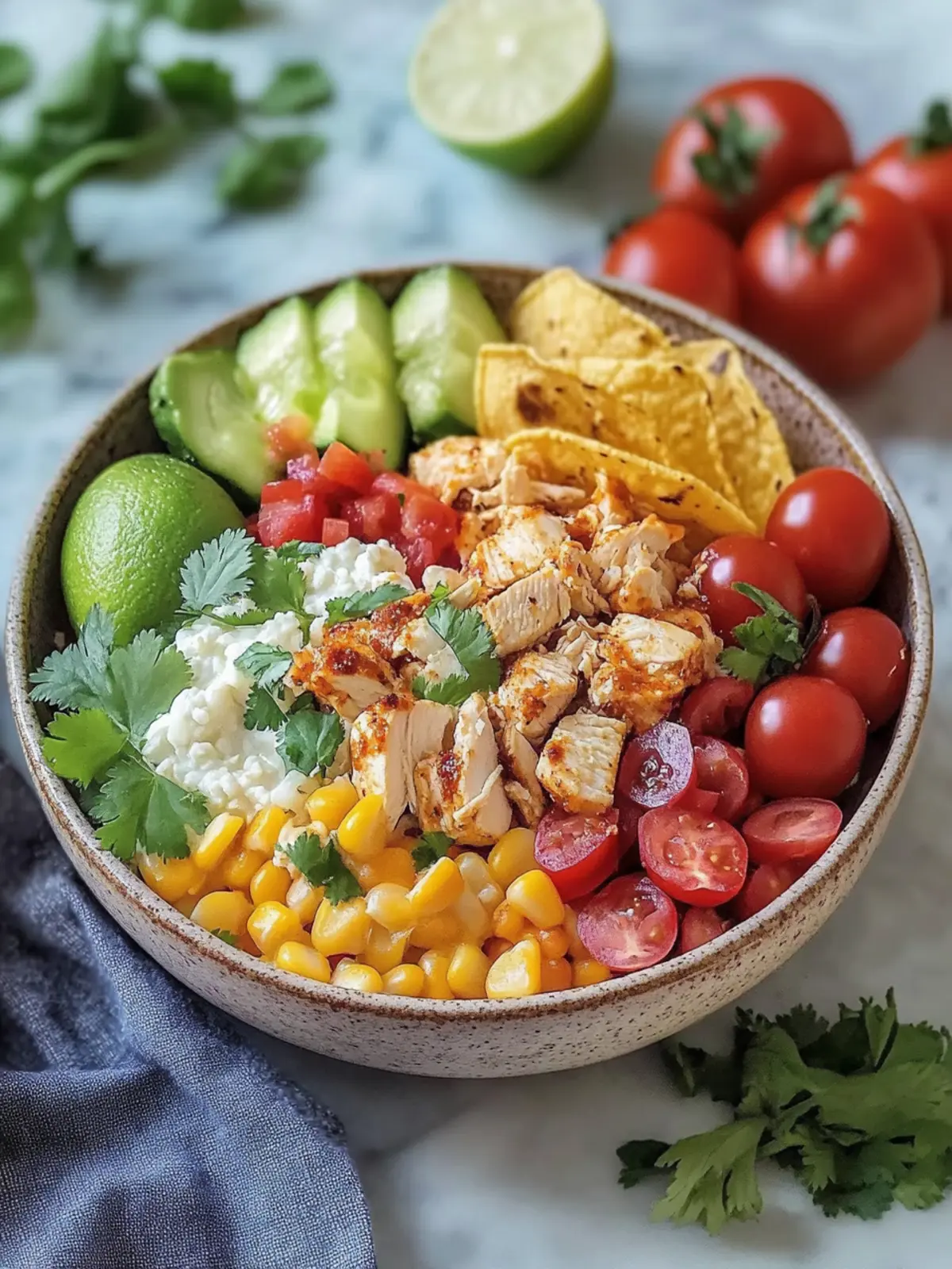 Protein Cottage Cheese Chicken Taco Bowl That's Pure Joy 2 Protein Cottage Cheese Chicken Taco Bowl