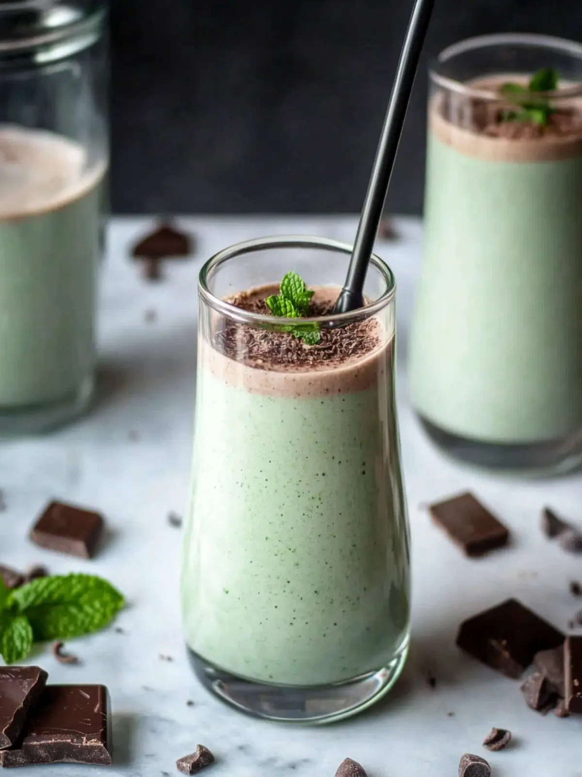 Dairy Free Mint Chocolate Smoothie for a Guilt-Free Treat 4 Dairy Free Mint Chocolate Smoothie