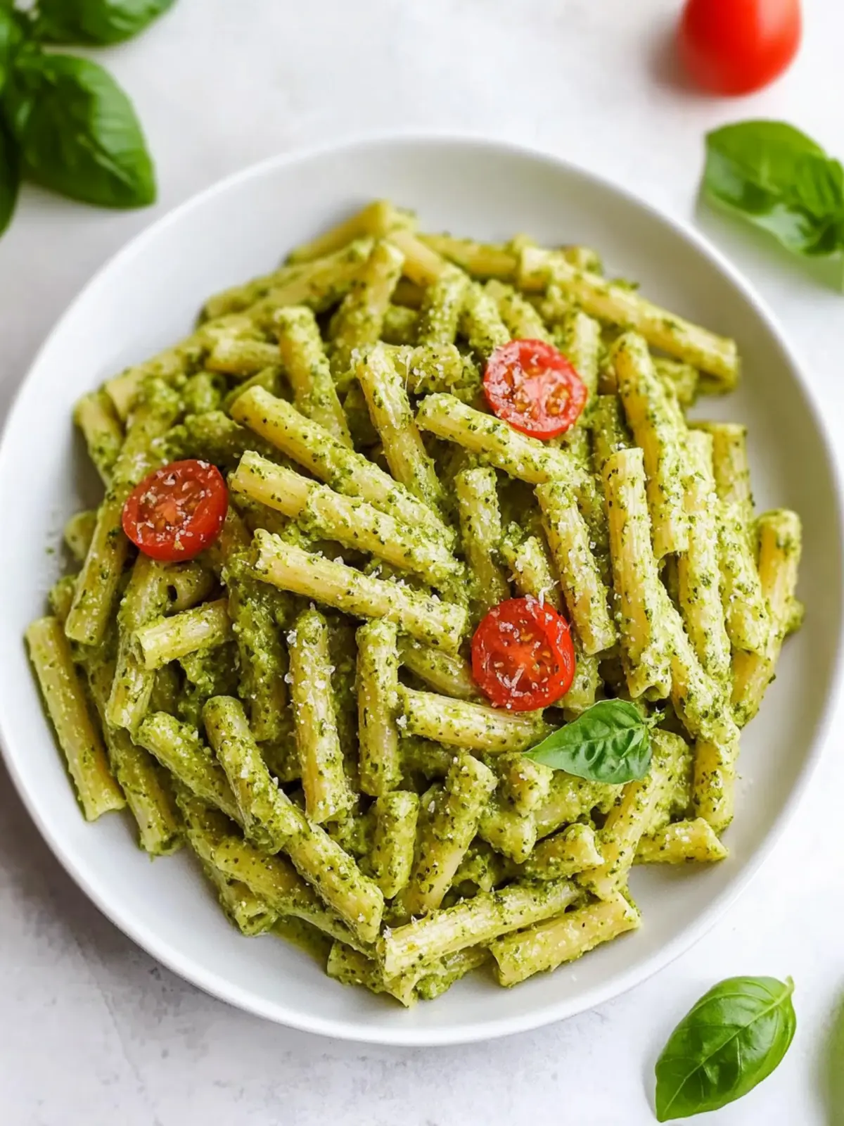 Easy Vegan Nut-Free Pesto Pasta Ready in Just 20 Minutes 5 Easy Vegan Nut Free Pesto Pasta