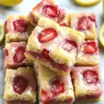Delicious Strawberry Lemon Blondies for Sunny Days 6 Strawberry Lemon Blondies
