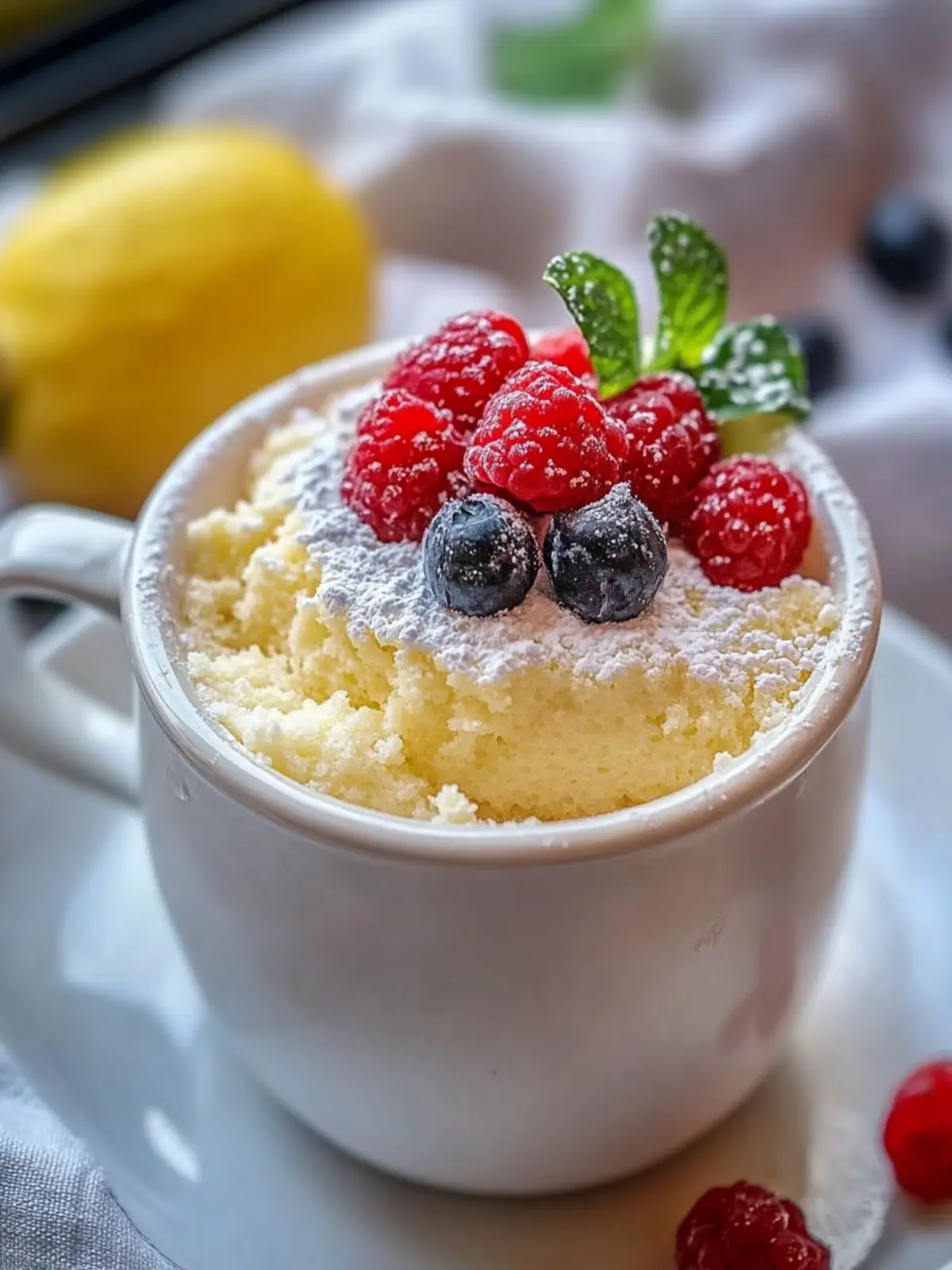 5-Minute Lemon Cottage Cheese Mug Cake for Simple Joys 4 5-Minute Lemon Cottage Cheese Mug Cake