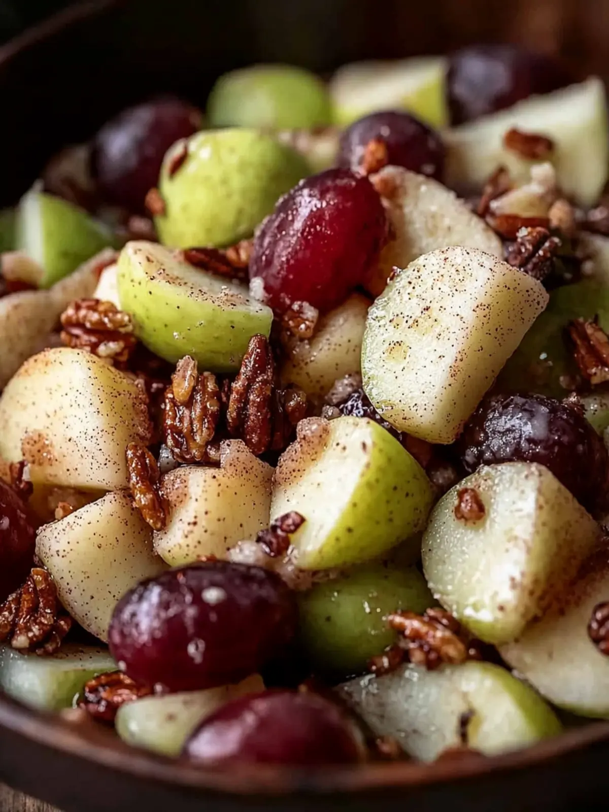 Cinnamon Apple Grape Salad That Will Brighten Your Day 3 Cinnamon Apple Grape Salad