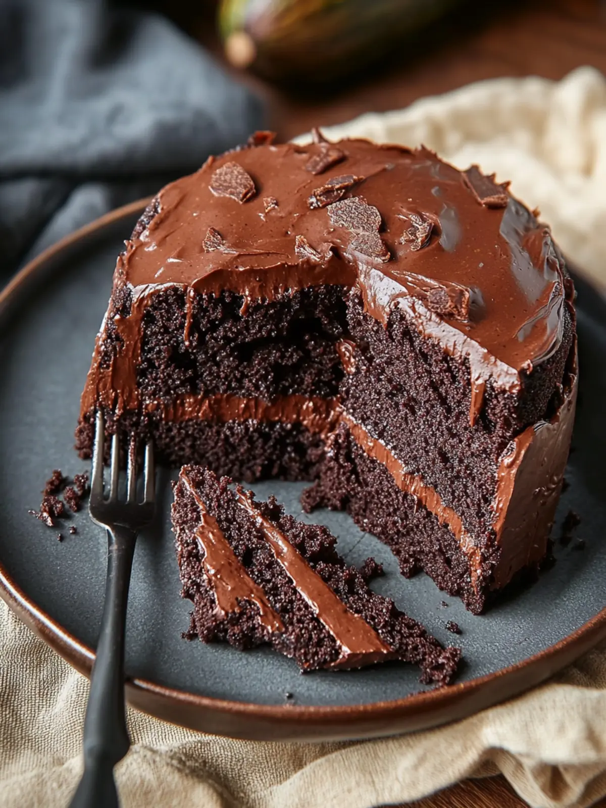 Satisfy Your Sweet Tooth with This Chocolate Zucchini Cake 3 Chocolate Zucchini Cake